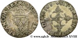 CHARLES IX Sol parisis, 1er type 1567 Saint-Lô TB+/TTB