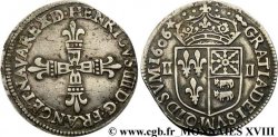 HENRY IV Quart d&nbsp;écu de Béarn 1606 Pau AU