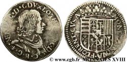 ITALIE ET LORRAINE - DUCHÉ DE LORRAINE - NICOLAS FRANÇOIS, EXIL À FLORENCE Teston TB+