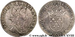 LOUIS XIV &nbsp;THE SUN KING&nbsp; Demi-écu au buste juvénile, 1er type 1663 Bayonne SS