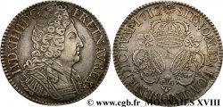 LOUIS XIV &nbsp;THE SUN KING&nbsp; Écu aux trois couronnes 1712 Paris
