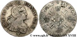 LOUIS XV &nbsp;THE WELL-BELOVED&nbsp; Demi-écu dit &nbsp;aux huit L&nbsp; 1725 Montpellier XF