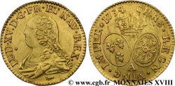 LOUIS XV DIT LE BIEN AIMÉ Louis d or aux écus ovales, buste habillé 1734 Paris TTB+/SUP