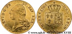 LOUIS XVI Double louis d’or aux écus accolés 1786 Lille