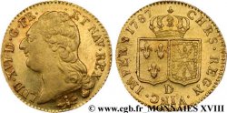LOUIS XVI Louis d or aux écus accolés 1787 Lyon SPL
