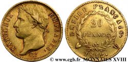20 francs or Napoléon tête laurée, Empire français 1812 Turin F.516/28