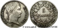 5 francs Napoléon empereur, Empire français 1812 Rome F.307/52 SUP 