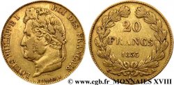 20 francs Louis-Philippe, Domard 1833 Paris F.527/4 TTB 