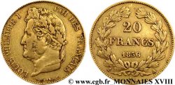 20 francs Louis-Philippe, Domard 1836 Paris F.527/14
