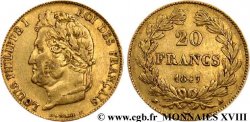 20 francs Louis-Philippe, Domard 1847 Paris F.527/37 XF 