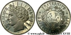 Concours de 5 francs, essai de Barre 1848 Paris VG.3060 var. MS 