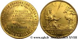 SECOND EMPIRE Jeton or 30, récompense pour l’inauguration des grandes orgues de Saint Eustache SPL