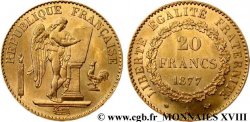 20 francs génie, Troisième république 1877 Paris F.533/5 SUP 