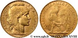 20 francs Coq, Dieu protège la France 1904 Paris F.534/9 SUP 