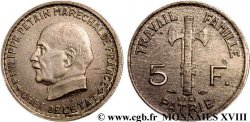 5 francs Pétain 1941 Paris F.338/2