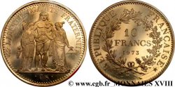 Piéfort or de 10 francs Hercule 1973 Paris F.364/12P FDC 