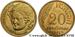 Essai du concours de 20 centimes par Baron 1961 Paris G.325  SUP 