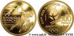 500 francs or Albertville, patinage de vitesse-marmotte 1990 Paris F.1802 1 FDC 
