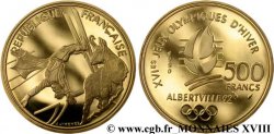 500 francs or Albertville, ski acrobatique-chamois 1990 Paris F.1804 1