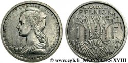QUATRIÈME RÉPUBLIQUE - UNION FRANÇAISE - ÎLE DE LA RÉUNION 1 franc Union Française en aluminium 1948 Monnaie de Paris VZ 