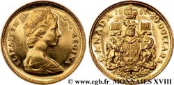 CANADA - ÉLISABETH II 20 dollars or 1967  AU 