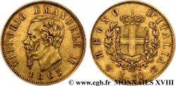 ITALY - KINGDOM OF ITALY - VICTOR-EMMANUEL II 10 lires or 1863 Turin