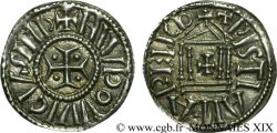 LOUIS Ier LE PIEUX OU LE DÉBONNAIRE Denier à la légende chrétienne SUP