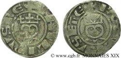FILIPPO II  AUGUSTUS  AND ROGER II OF ROSOI Denier c. 1180-1201 Laon