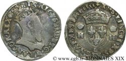 HENRI II Teston à la tête couronnée 1555 Bayonne