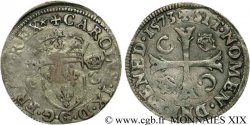 CHARLES IX Douzain aux deux C couronnés 1573 Poitiers