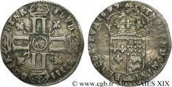 LOUIS XIV LE GRAND OU LE ROI SOLEIL Quinzain aux huit L du Béarn 1697 Pau