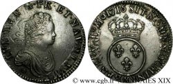 LOUIS XV DIT LE BIEN AIMÉ Écu vertugadin 1716 Bordeaux TB+/TTB