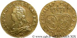 LOUIS XV DIT LE BIEN AIMÉ Louis d&nbsp;or aux écus ovales, buste habillé 1727 La Rochelle TTB