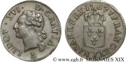 LOUIS XVI Liard dit “à l écu” 1787 Nantes