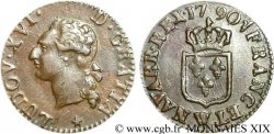 LOUIS XVI Liard dit “à l écu” 1790 Lille fVZ