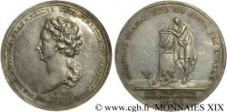 MARIE-ANTOINETTE, REINE DE FRANCE Jeton Ar 34, mort de la reine Marie-Antoinette SUP