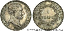 1 franc Napoléon empereur, “tête de nègre” 1807 Paris F.203/1 SPL 