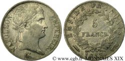 5 francs Napoléon empereur, Empire français 1813 Utrecht F.307/74 TTB 