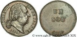 Essai d un sou 1817  VG.cf. 2486 