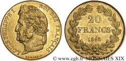 20 francs Louis-Philippe, Domard 1848 Paris F.527/38 SUP 
