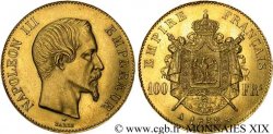 100 francs or Napoléon III tête nue 1858 Paris F.550/5