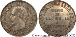 Module 5 centimes argent, visite impériale à Lille les 23 et 24 septembre 1853 Lille VG.3368  EBC 