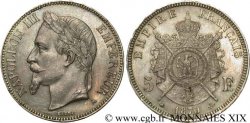 5 francs Napoléon III tête laurée 1870 Paris F.331/16 SUP 