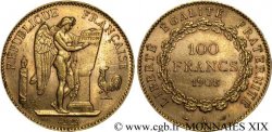 100 francs génie, tranche inscrite en relief liberté égalité fraternité 1908 Paris F.553/2
