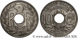 Essai - Piéfort de 10 Centimes Lindauer en cupro-nickel 1914  F.137/1P