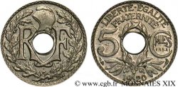 Essai de 5 centimes Lindauer en cupro-nickel 1920 Paris F.122/1