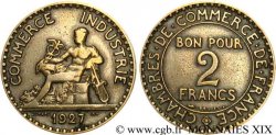 2 francs Chambres de commerce 1927 Paris F.267/9 TB 