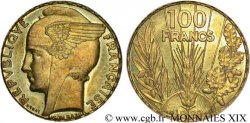 Concours de 100 Francs, essai de Bazor en bronze-aluminium 1929 Paris VG.5216 var. SUP 