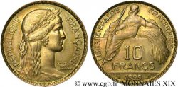 Concours de 10 Francs, essai de Bénard en bronze-aluminium 1929 Paris VG.5227  AU 