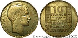 Concours de 10 Francs, essai de Turin en bronze-aluminium 1929 Paris VG.5243  SUP 